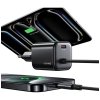Ładowarka sieciowa USAMS JC Series CC264 30W GaN Mini Fast Charger 2xUSB-C czarny